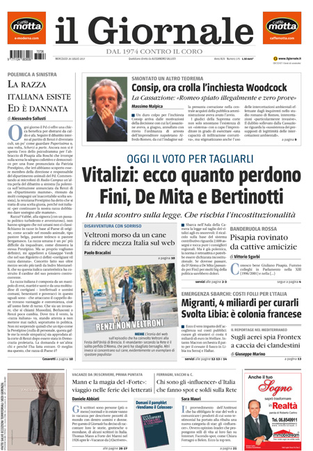 [NAZIONALE - 1] GIORN/INTERNI/PAG-PRIMA ... 26/07/17