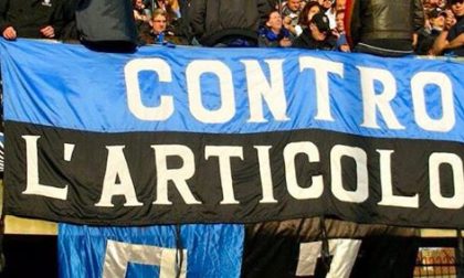 Cominciamo male, anzi malissimo Contro i Daspo alla Curva Nord