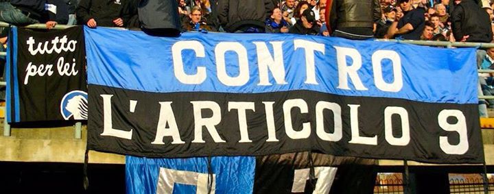Cominciamo male, anzi malissimo Contro i Daspo alla Curva Nord