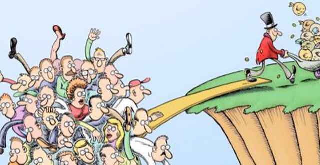 All’1% va il 20% della ricchezza (che però è nelle mani dei vecchi)