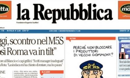 Le prime pagine dei giornali sabato 29 luglio 2017