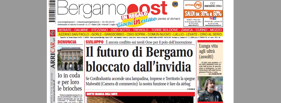 Cosa c’è nel nuovo BergamoPost che dal 7 luglio è in edicola