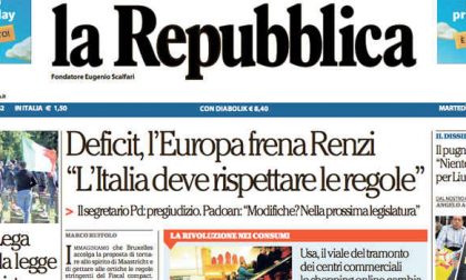 Le prime pagine dei giornali martedì 11 luglio 2017