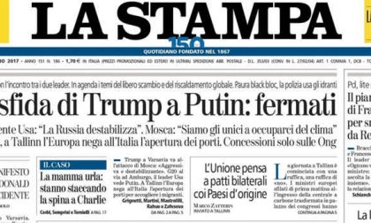 Le prime pagine dei giornali venerdì 7 luglio 2017