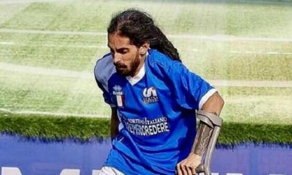 Dj Carlito, il calciatore senza gamba che sogna un'Atalanta per disabili
