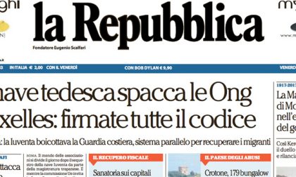 Le prime pagine dei giornali venerdì 4 agosto 2017