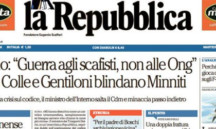 Le prime pagine dei giornali martedì 8 agosto 2017