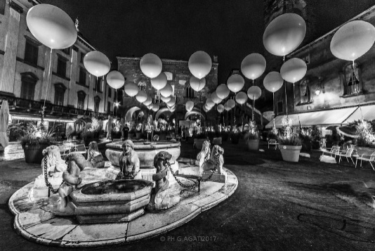 Piazza Vecchia in b/n – Giuseppe Agati
