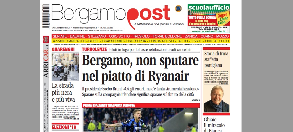 Cosa c’è nel nuovo BergamoPost che dal 29 settembre è in edicola