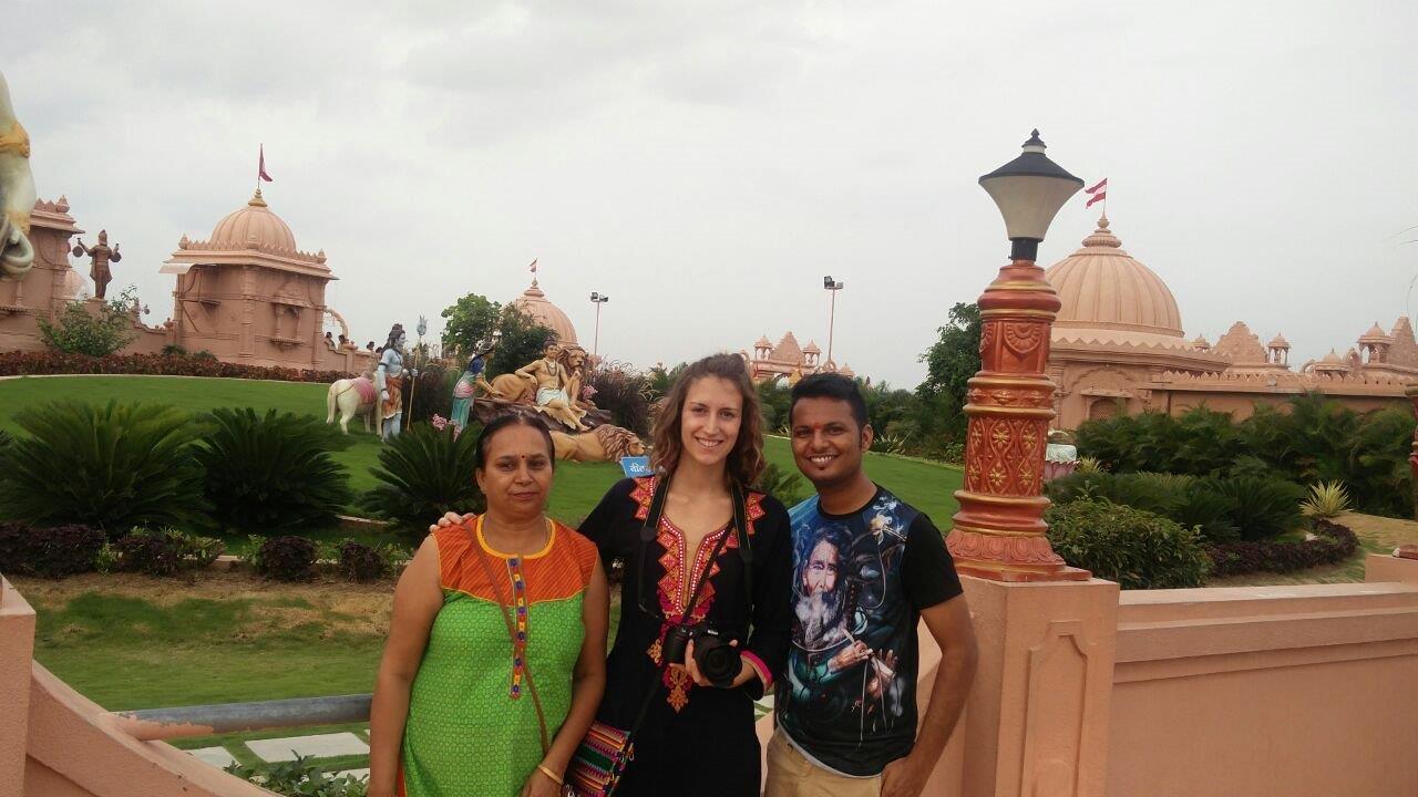 Visita al Poicha Temple insieme alla mia famiglia ospitante