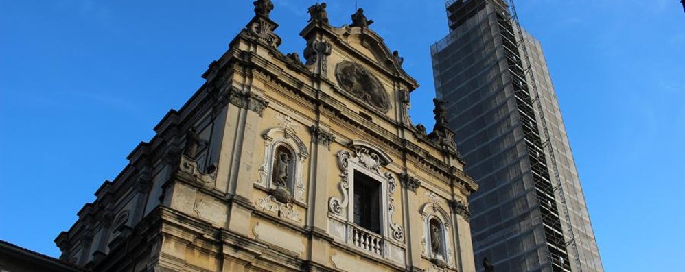 Il campanile di Stezzano è pronto Gli angeli aprono di nuovo le ali