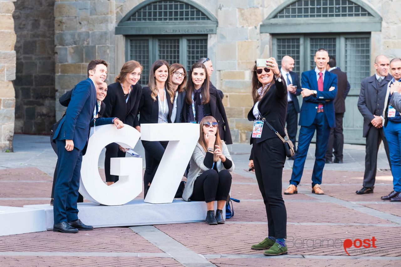 Pillole e immagini del G7 a Bergamo