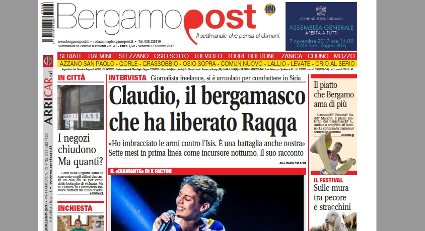 Cosa c’è nel nuovo BergamoPost che dal 27 ottobre è in edicola