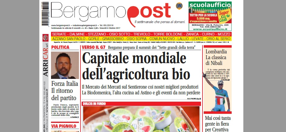 Cosa c’è nel nuovo BergamoPost che dal 6 ottobre è in edicola
