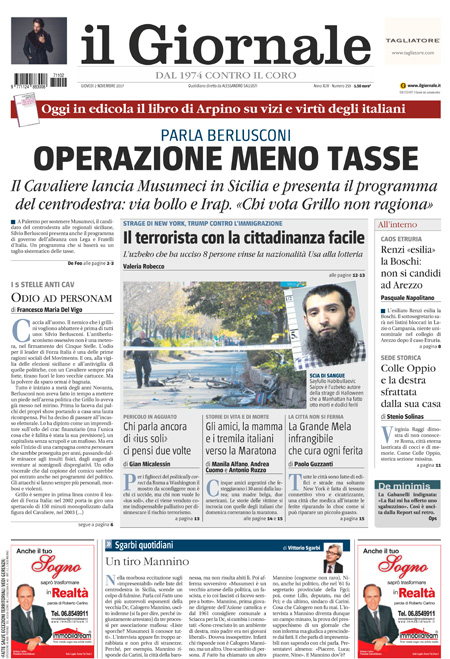 [NAZIONALE - 1] GIORN/INTERNI/PAG-PRIMA ... 02/11/17