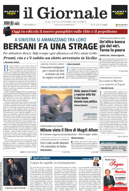 [NAZIONALE - 1] GIORN/INTERNI/PAG-PRIMA ... 09/11/17