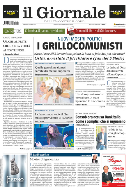 [NAZIONALE - 1] GIORN/INTERNI/PAG-PRIMA ... 10/11/17