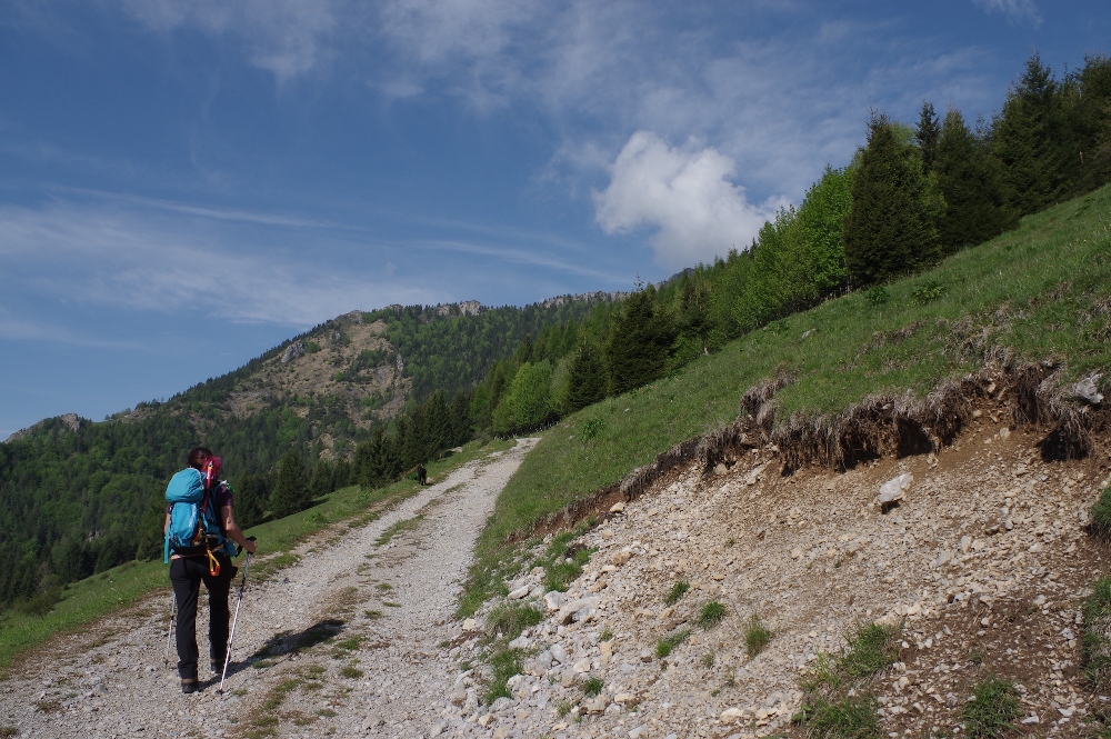 2 - In salita verso il Pizzo Corzene