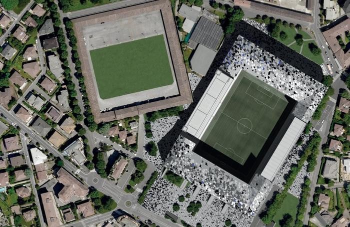 Questo stadio è da pel de poia E i tifosi fantasticano sul nome