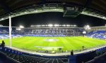 I tifosi dell'Atalanta cantano a Goodison Park