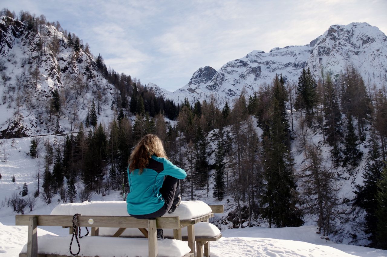 Baita Armentarga, fiaba su ciaspole