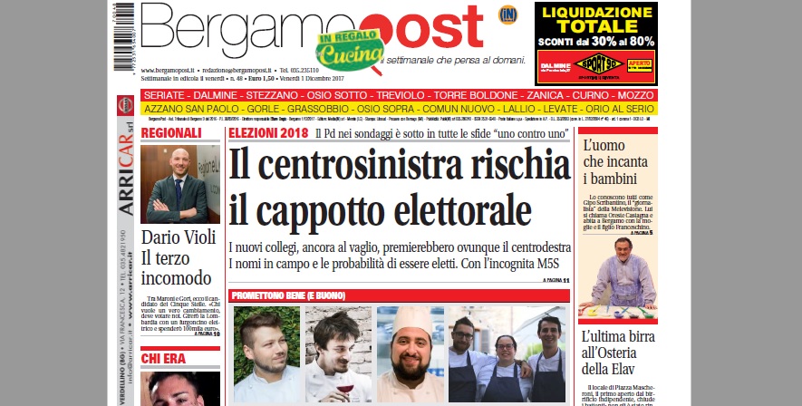 Cosa c’è nel nuovo BergamoPost che dall’1 dicembre è in edicola
