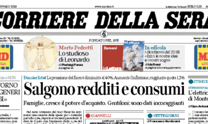 Le prime pagine dei giornali sabato 6 gennaio 2018