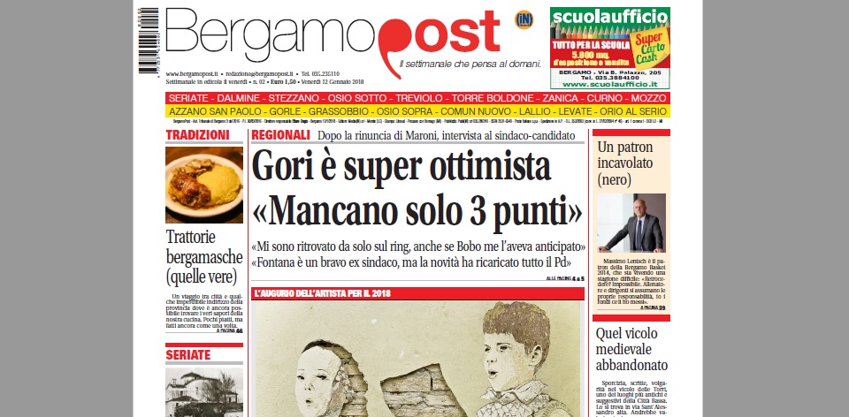 Cosa c’è nel nuovo BergamoPost che dal 12 gennaio è in edicola