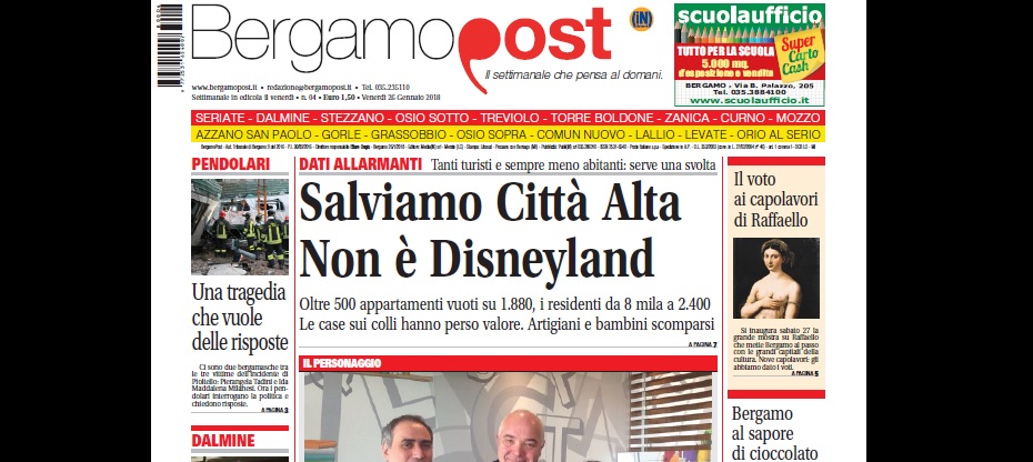 Cosa c’è nel nuovo BergamoPost che dal 26 gennaio è in edicola