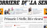 Le prime pagine dei giornali giovedì 18 gennaio 2018