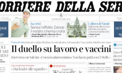 Le prime pagine dei giornali giovedì 11 gennaio 2018