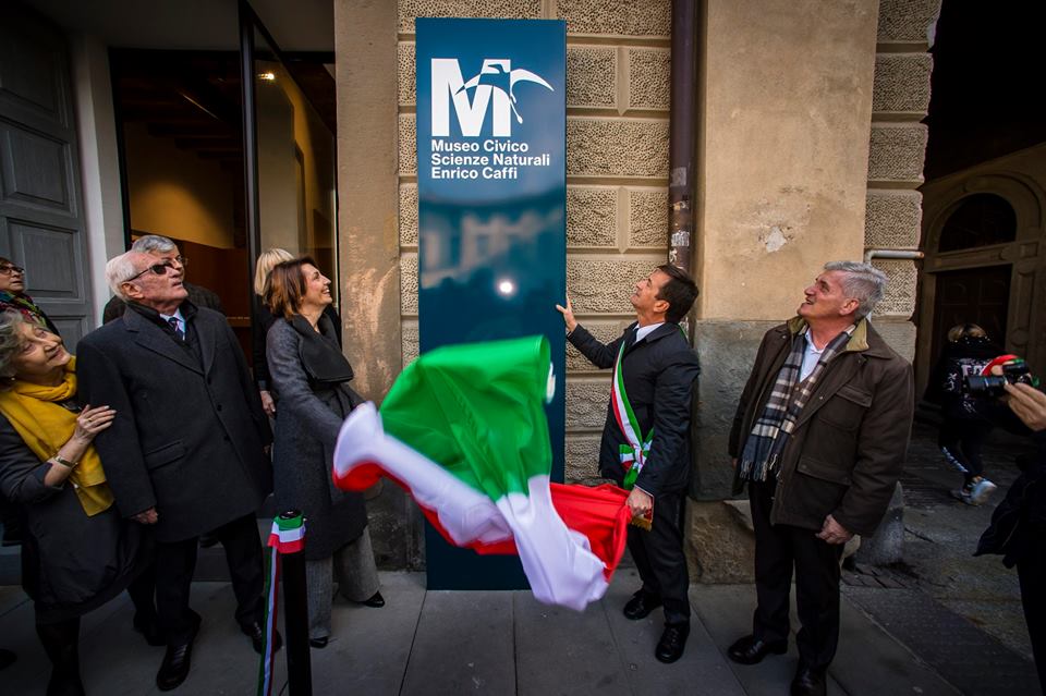 Pterosauro nel logo del Museo Caffi ma l’idolo indiscusso è il mammut