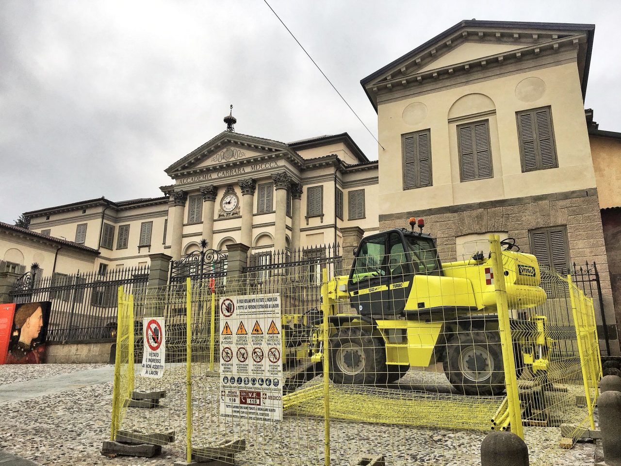 Accademia Carrara, iniziati i lavori Barchessa, uno spazio flessibile