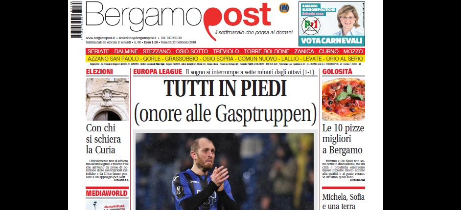 Cosa c’è nel nuovo BergamoPost che dal 23 febbraio è in edicola