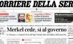 Le prime pagine dei giornali giovedì 8 febbraio 2018