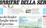 Le prime pagine dei giornali lunedì 26 febbraio 2018