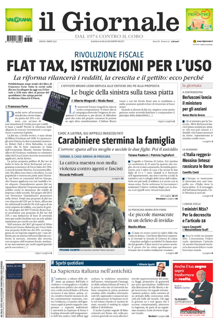 [NAZIONALE - 1] GIORN/INTERNI/PAG-PRIMA ... 01/03/18