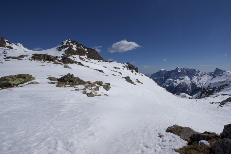 21 - Panorama dal Passo Laghi Gemelli marzo 2017