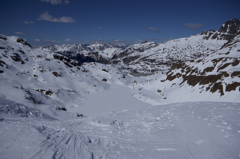 22 - Panorama dal Passo Laghi Gemelli marzo 2017