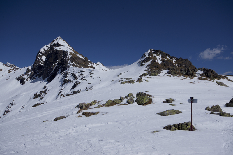 23 - Panorama dal Passo Laghi Gemelli marzo 2017