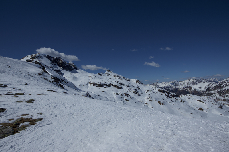 24 - Panorama dal Passo Laghi Gemelli marzo 2017