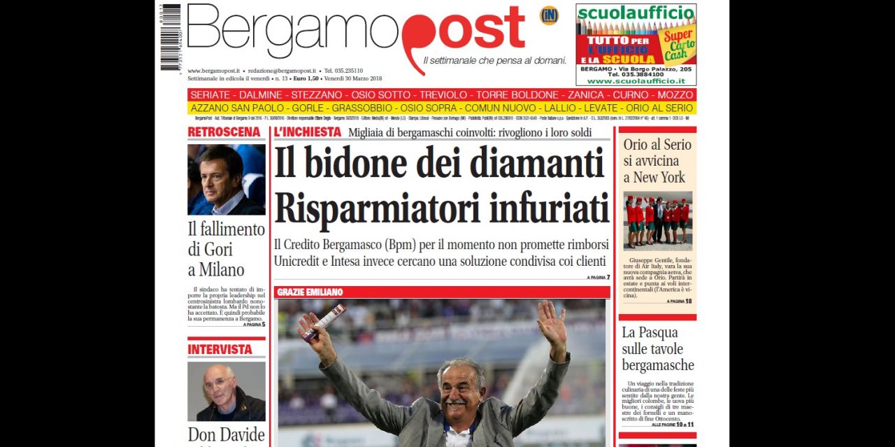 Cosa c’è nel nuovo BergamoPost che dal 30 marzo è in edicola