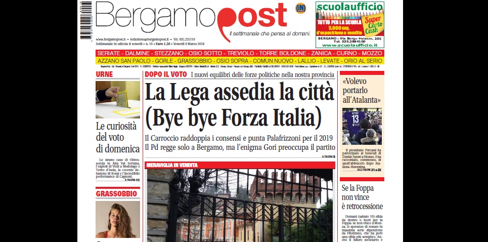 Cosa c’è nel nuovo BergamoPost che dal 9 marzo è in edicola