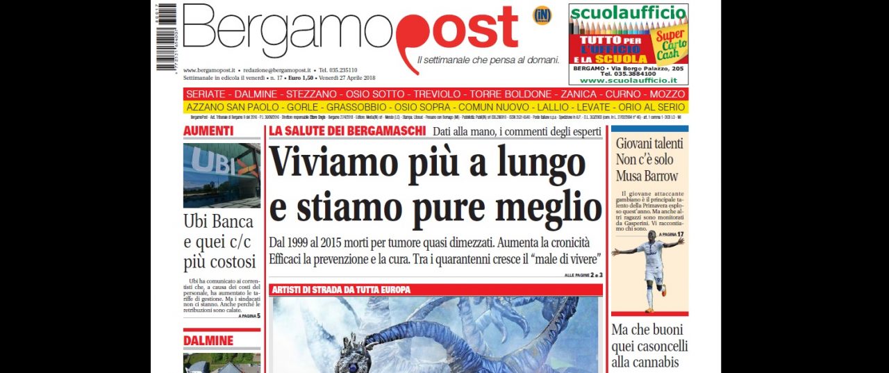 Cosa c’è nel nuovo BergamoPost che dal 27 aprile è in edicola