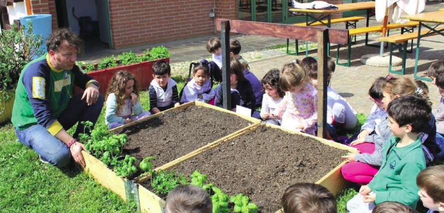 Parcobaleno di Azzano San Paolo Quei contadinelli che fanno l’orto