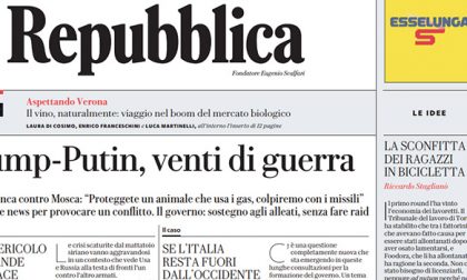 Le prime pagine dei giornali giovedì 12 aprile 2018