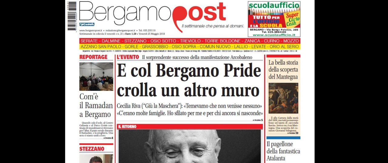 Cosa c’è nel nuovo BergamoPost che dal 25 maggio è in edicola