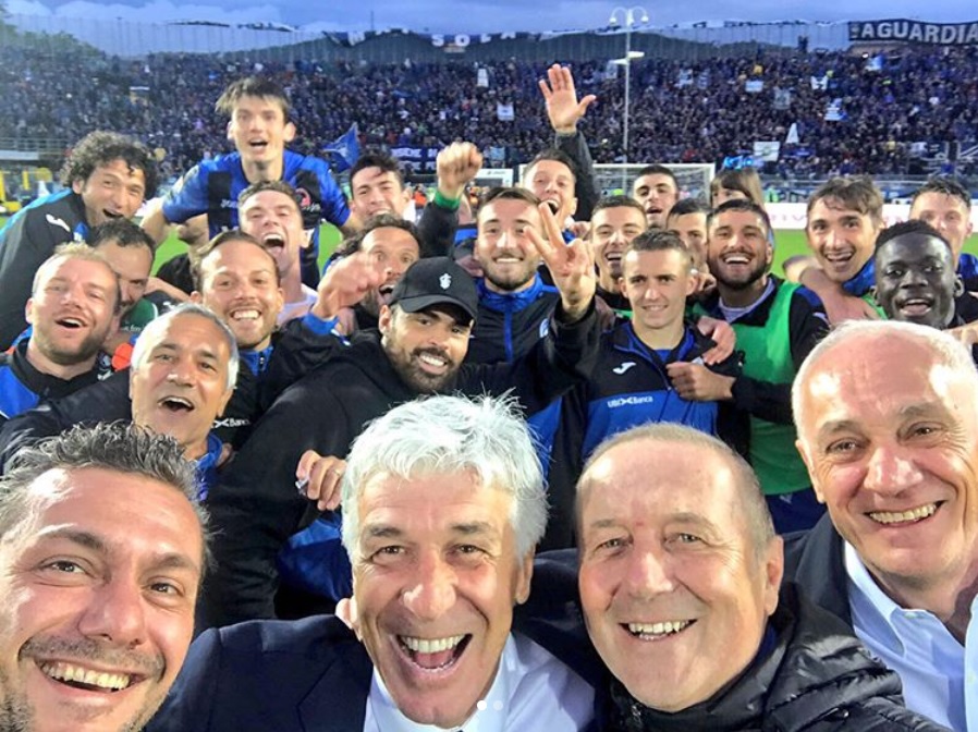 Quella festa finale dopo l’1-1 e la voglia di tenere qui Gasp