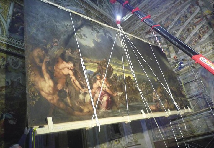 Nella Basilica di S. Maria Maggiore è tornato il Diluvio Universale