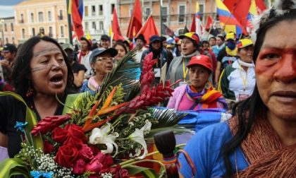 La lotta delle indigene ecuadoreñe